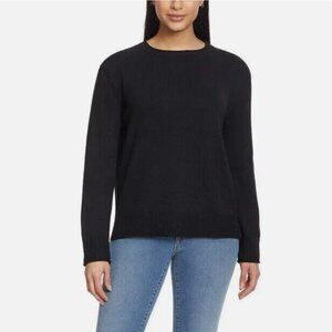 Ella Moss Sweater Crew Neck  Medium Black